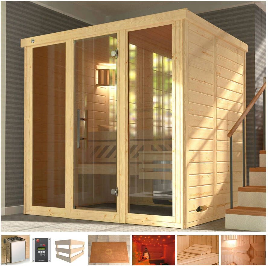 Weka Sauna Kemi Panorama 7 5 kw bio-kachel met externe bediening - Foto 10
