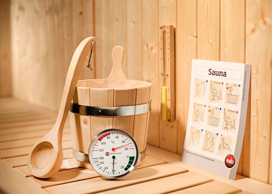 Weka Sauna-opgietset Accessoireset premium (5-delig)