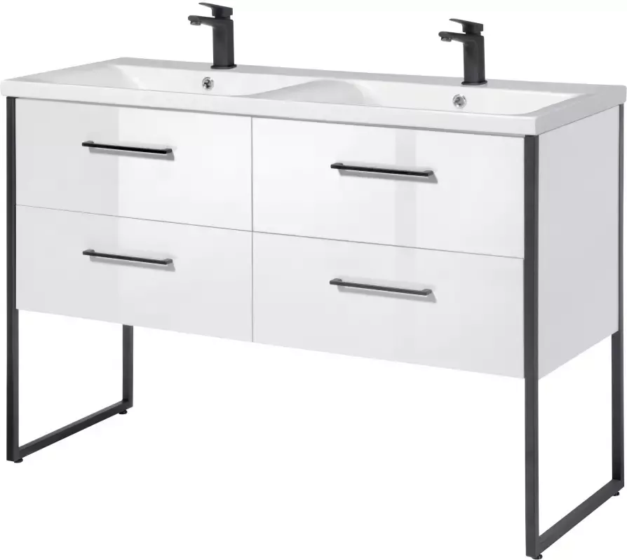 welltime Wastafelonderkast Paris Premium badkamermeubel in breedte 120 cm
