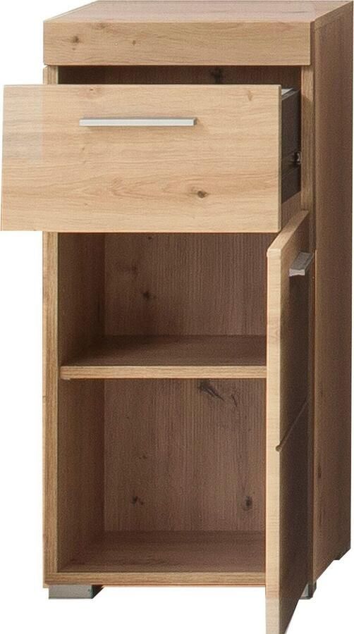 Welltime Badkamerserie Avena Hoge kast WBU spiegelkast commode hangkast u. verlichting (set 5-delig) - Foto 9