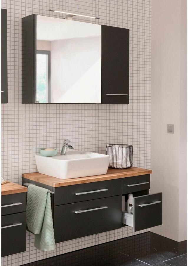 Welltime Badkamerserie Davos Breedte 50 cm met extra rek (3-delig) - Foto 4