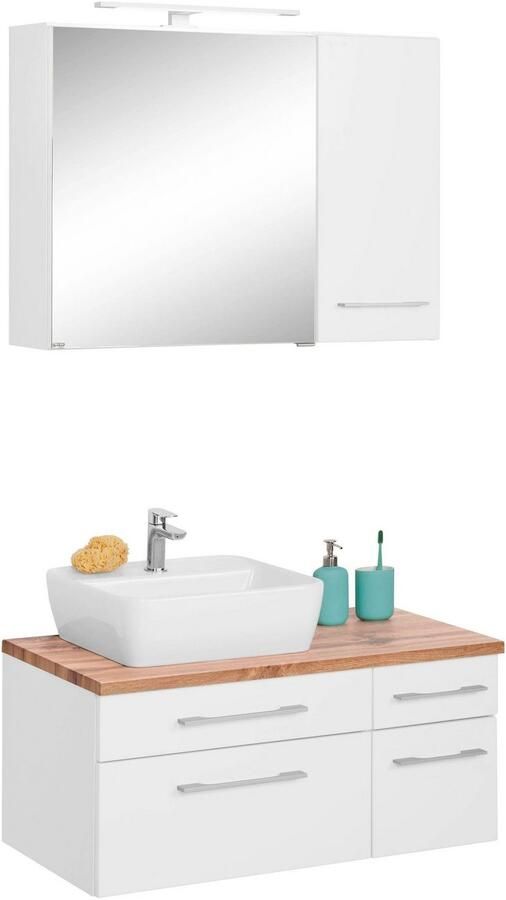 Welltime Badkamerserie Davos Breedte 50 cm met extra rek (3-delig) - Foto 7