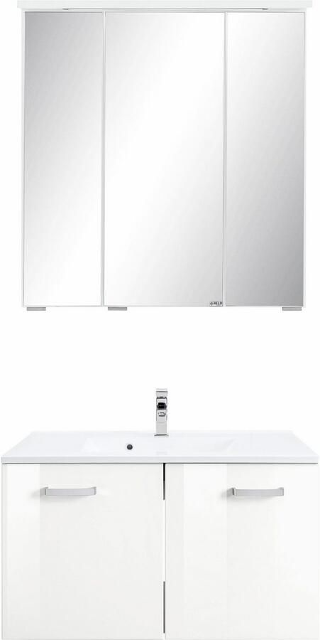 Welltime Badkamerserie Ravenna Breedte 70 cm inclusief badkamerspiegel (2-delig)