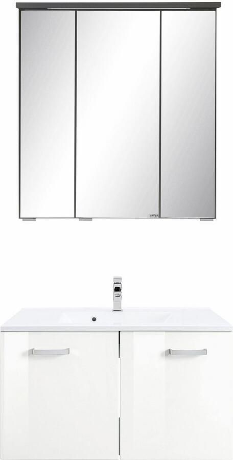 Welltime Badkamerserie Ravenna Breedte 70 cm inclusief badkamerspiegel (2-delig) - Foto 2