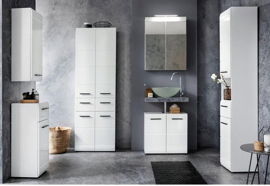 Welltime Spiegelkast Avena Badkamerkast optioneel met LED-verlichting (B D H) 60 17 77 cm - Foto 13