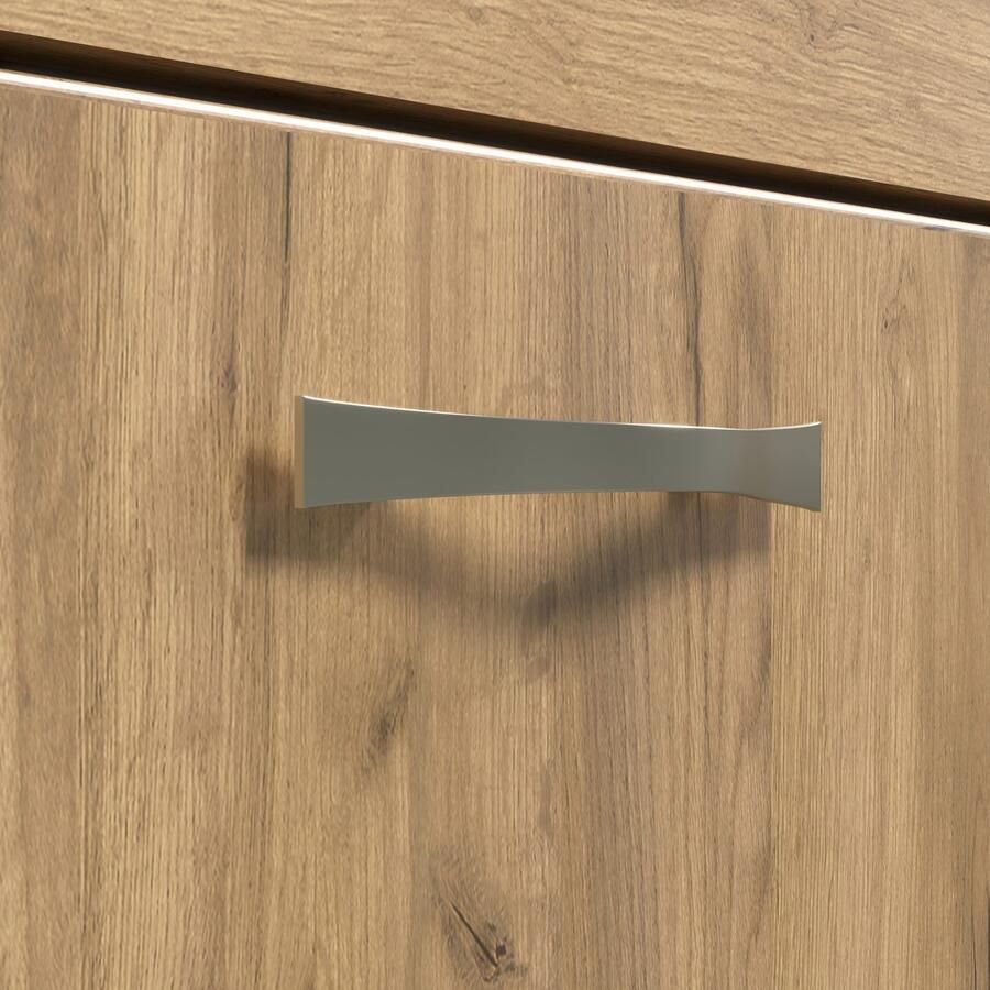 Welltime Badkamerset Kuba Hangkasten wastafel met wastafel en wandspiegel met plank (complete set 4-delig) - Foto 2