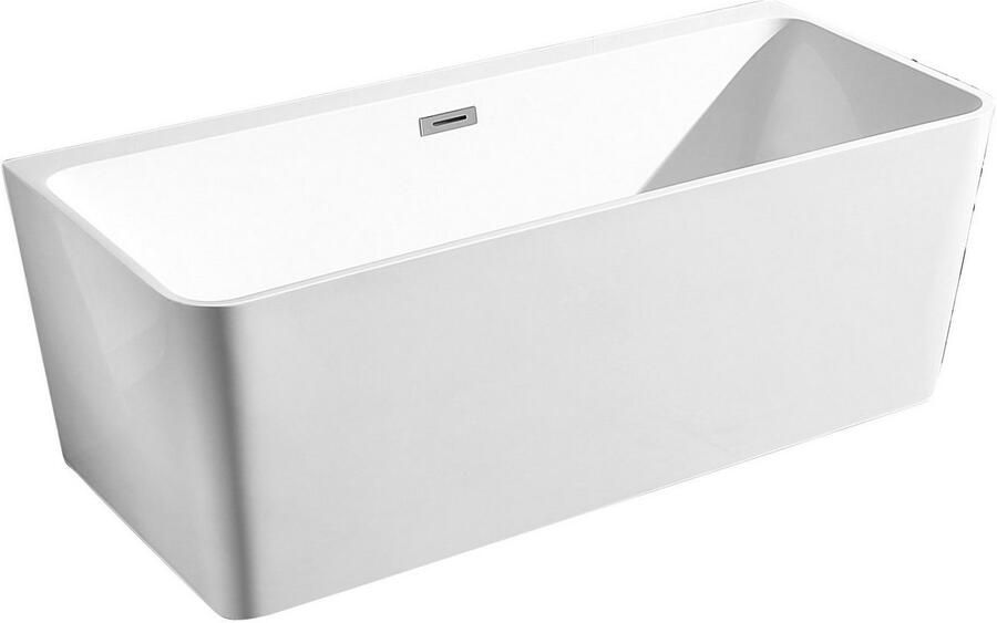 Welltime Badkuip Granada vrijstaand van hoogwaardig sanitair acryl met pop-up ventiel - Foto 5
