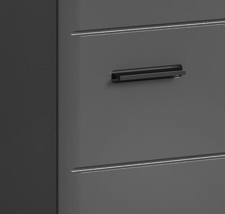 Welltime Wastafelonderkast Doux breedte 80 cm 2 deuren 1 plank verdeelde achterwand