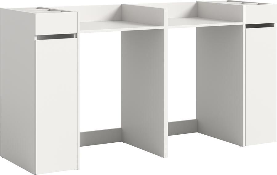 Welltime Badmeubelset Falas 4-delig bestaande uit: 2x badkamerrek & 2x wasmachine ombouwkast Combinatie set badcombinatie badkamer organizer rollenkast ombouwkast (4 stuks) - Foto 7