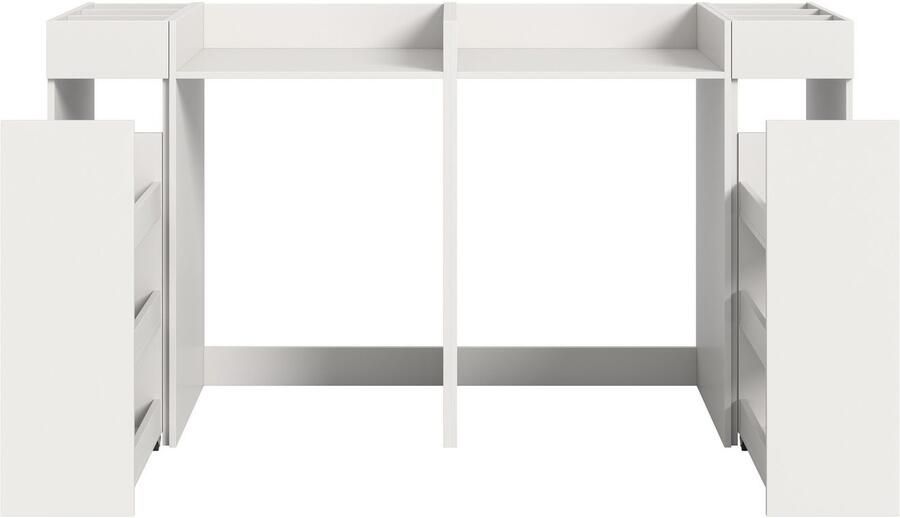 Welltime Badmeubelset Falas 4-delig bestaande uit: 2x badkamerrek & 2x wasmachine ombouwkast Combinatie set badcombinatie badkamer organizer rollenkast ombouwkast (4 stuks) - Foto 5