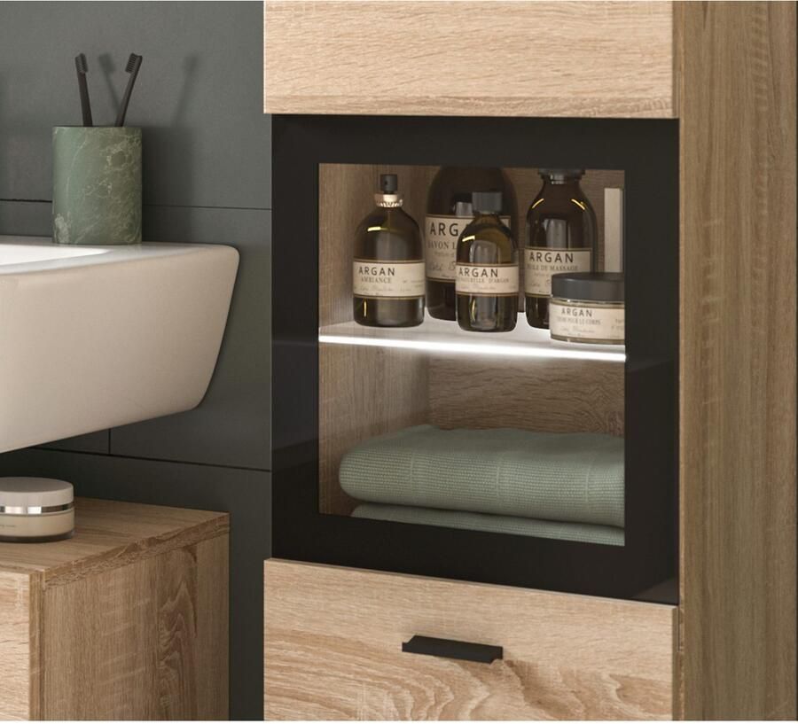 Welltime Halfhoge kast Tampa hoogte 80cm hangend of staand te monteren