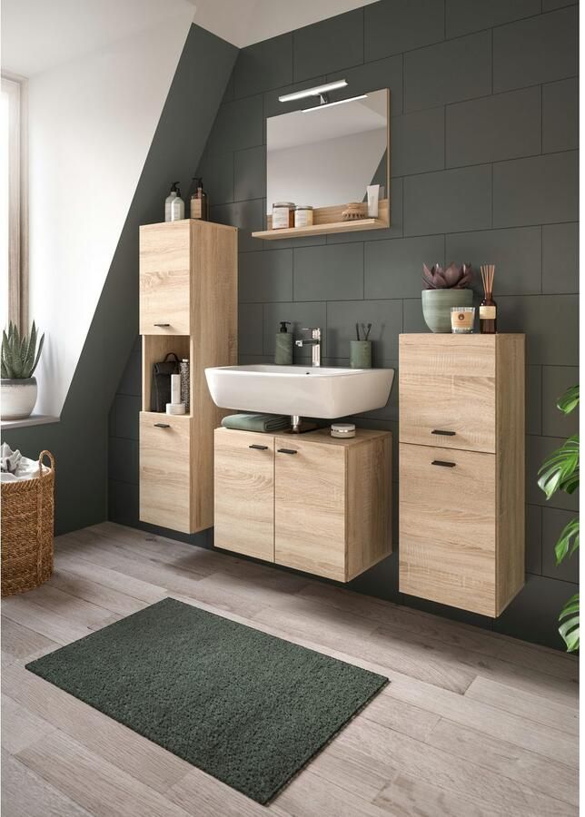 Welltime Halfhoge kast Tampa hoogte 80cm hangend of staand te monteren - Foto 3