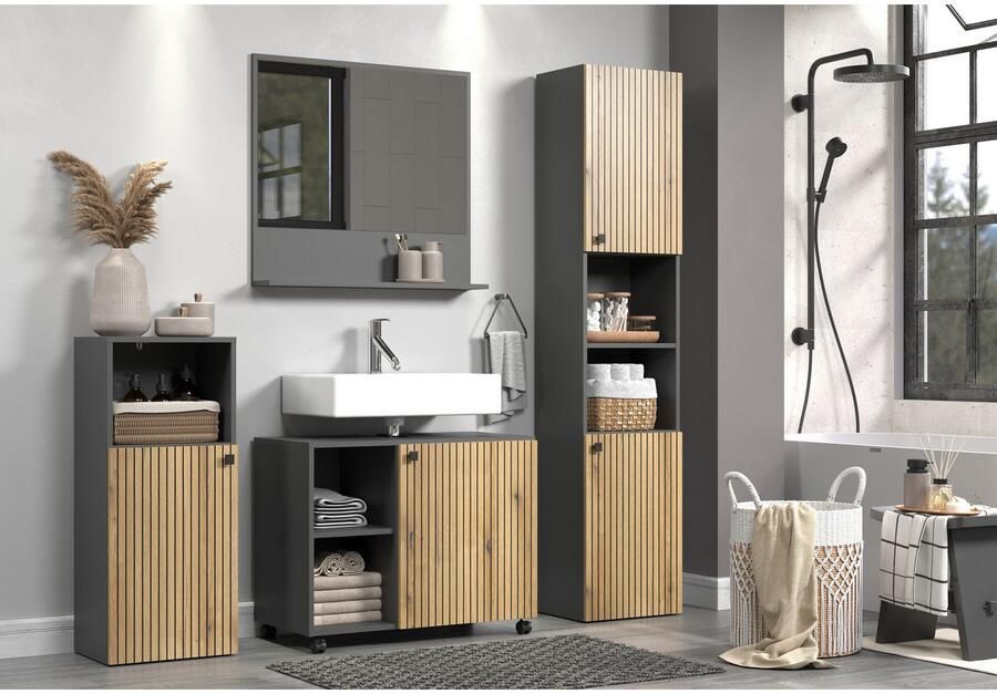 Welltime Badspiegel Amrum Elegante badkamerspiegel met plank - Foto 5