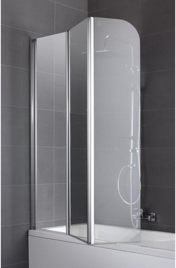 Welltime Badwand Summer Doucheafscheiding voor badkuip spatscherm voor badkuip (3-delig) - Foto 3