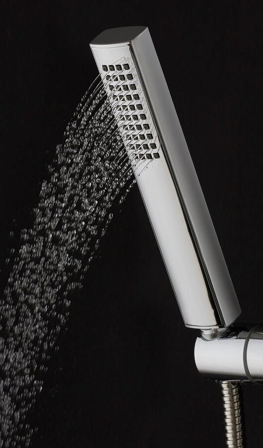 Welltime Douchestang-set Lina Regendouche met zeepplank 20 cm kantlengte. - Foto 3