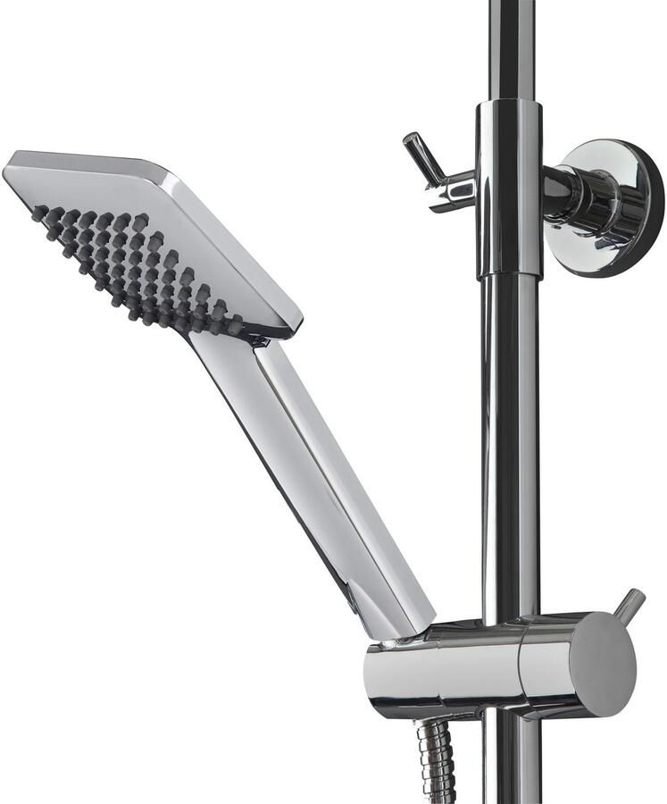 Welltime Douchestang-set Raindrop Hoofddoucheset douchesysteem douchekolom doucheset regendouche - Foto 2
