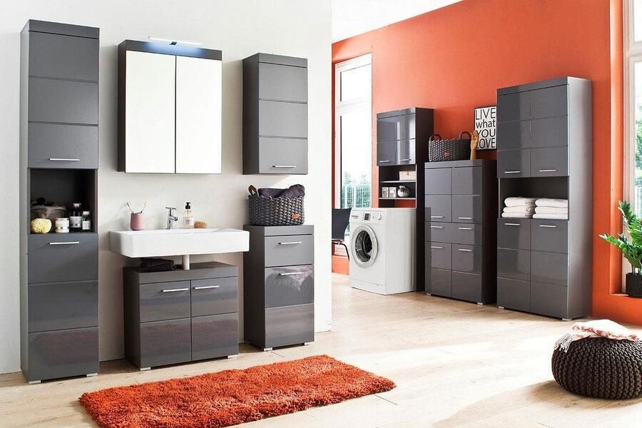 Welltime Spiegelkast Avena Badkamerkast optioneel met LED-verlichting (B D H) 60 17 77 cm - Foto 11