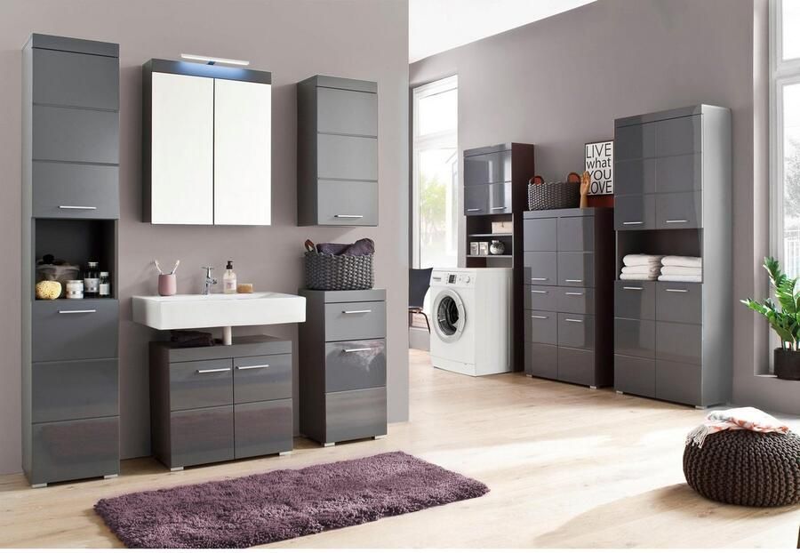 Welltime Spiegelkast Avena Badkamerkast optioneel met LED-verlichting (B D H) 60 17 77 cm - Foto 9