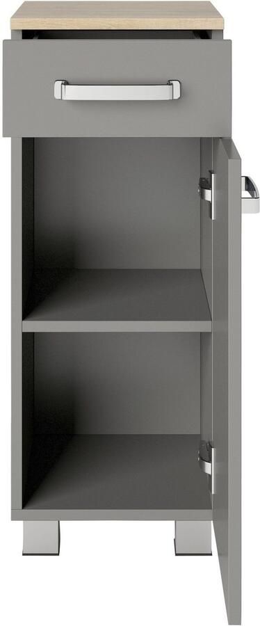 Welltime Halfhoge kast Cosmo Bxdxh: ca. 30x32 5x76 5 cm 2 vakken draairichting deur verwisselbaar - Foto 3