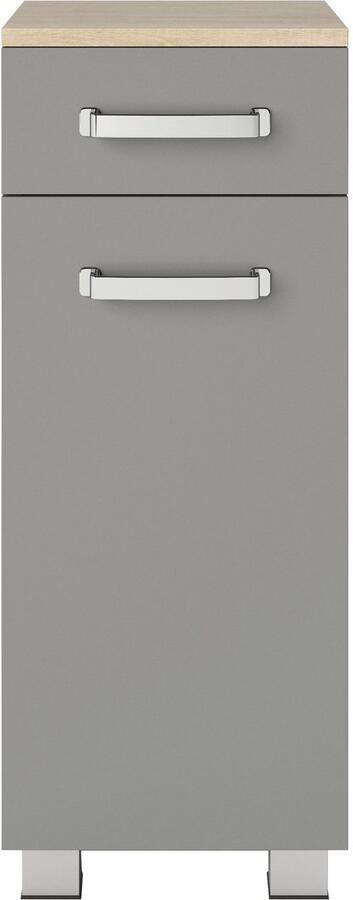 Welltime Halfhoge kast Cosmo Bxdxh: ca. 30x32 5x76 5 cm 2 vakken draairichting deur verwisselbaar - Foto 4