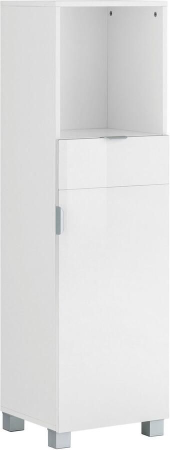 Welltime Halfhoge kast Lage Gemakkelijk te onderhouden oppervlak veel bergruimte FSC -gecertificeerd - Foto 8