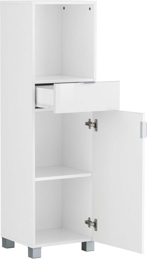 Welltime Halfhoge kast Lage Gemakkelijk te onderhouden oppervlak veel bergruimte FSC -gecertificeerd - Foto 5