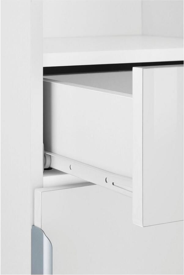 Welltime Halfhoge kast Lage Gemakkelijk te onderhouden oppervlak veel bergruimte FSC -gecertificeerd - Foto 4