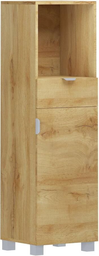 Welltime Halfhoge kast Lage Gemakkelijk te onderhouden oppervlak veel bergruimte FSC -gecertificeerd - Foto 3