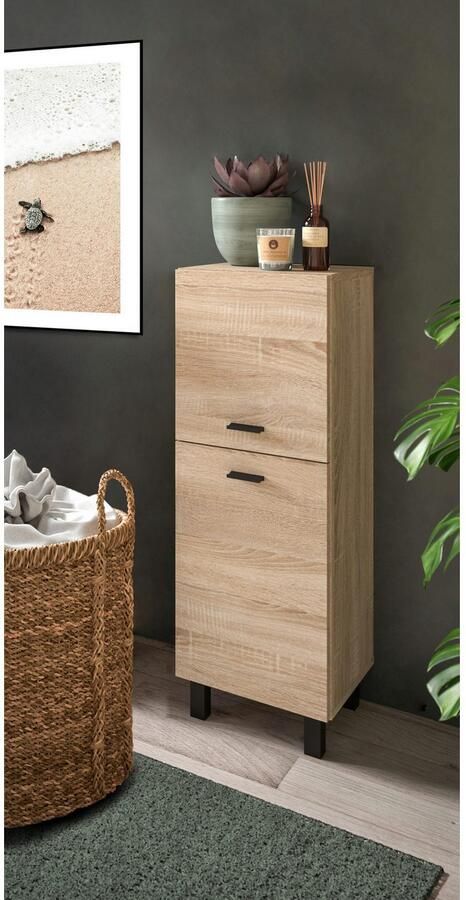 Welltime Halfhoge kast Tampa hoogte 80cm hangend of staand te monteren - Foto 6