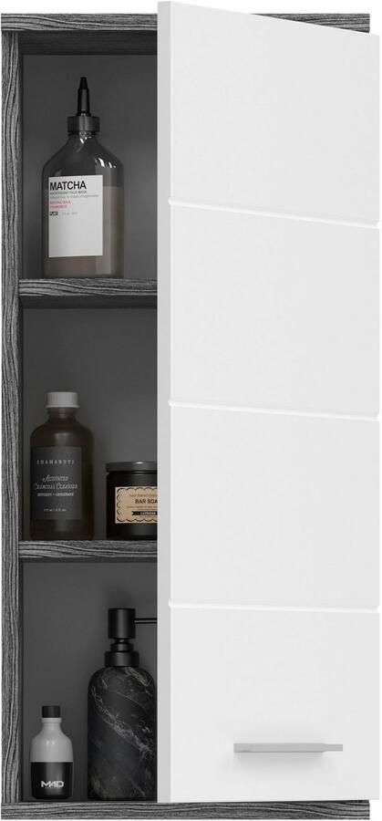 Welltime Hangend kastje LUCCA TOPSELLER! Breedte 35 cm 1 deur (TA verwisselbaar) 2 legplanken - Foto 6