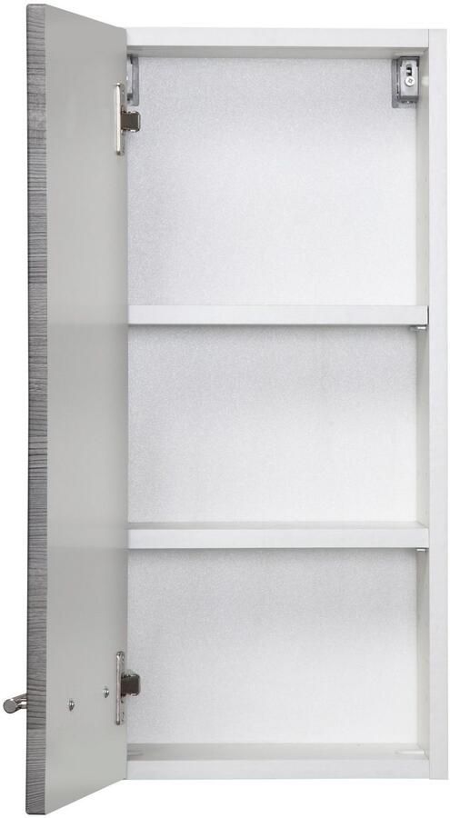 Welltime Hangend kastje Trento in verschillende designs en kleuren Badkamermeubel breedte 30 cm 1 deur 2 planken Made in Germany - Foto 5