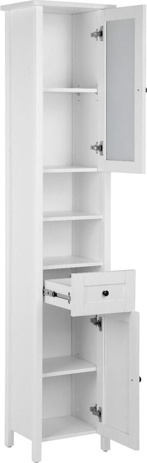 Welltime Hoge kast Aalborg Kast badkamerkast Badkamermeubel in landelijke stijl breedte 40 cm - Foto 3