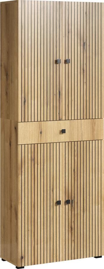 Welltime Hoge kast Amrum Breedte 40 cm ruime hoge kast eik ribbellook badkamerkast (1 stuk) - Foto 4