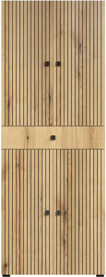 Welltime Hoge kast Amrum Breedte 40 cm ruime hoge kast eik ribbellook badkamerkast (1 stuk) - Foto 3