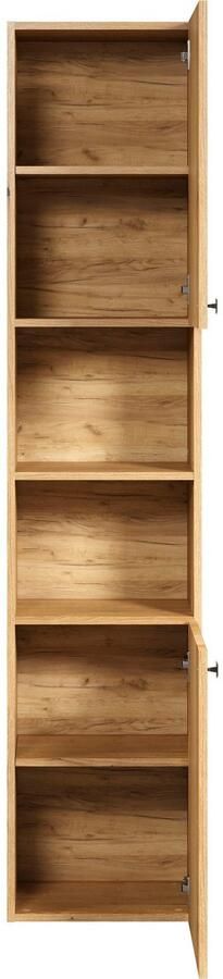 Welltime Hoge kast Amrum Breedte 40 cm ruime hoge kast eik ribbellook badkamerkast (1 stuk) - Foto 8