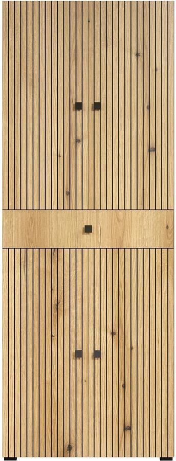 Welltime Hoge kast Amrum Breedte 40 cm ruime hoge kast eik ribbellook badkamerkast - Foto 3