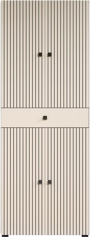 Welltime Hoge kast Amrum Breedte 40 cm ruime hoge kast eik ribbellook badkamerkast - Foto 3