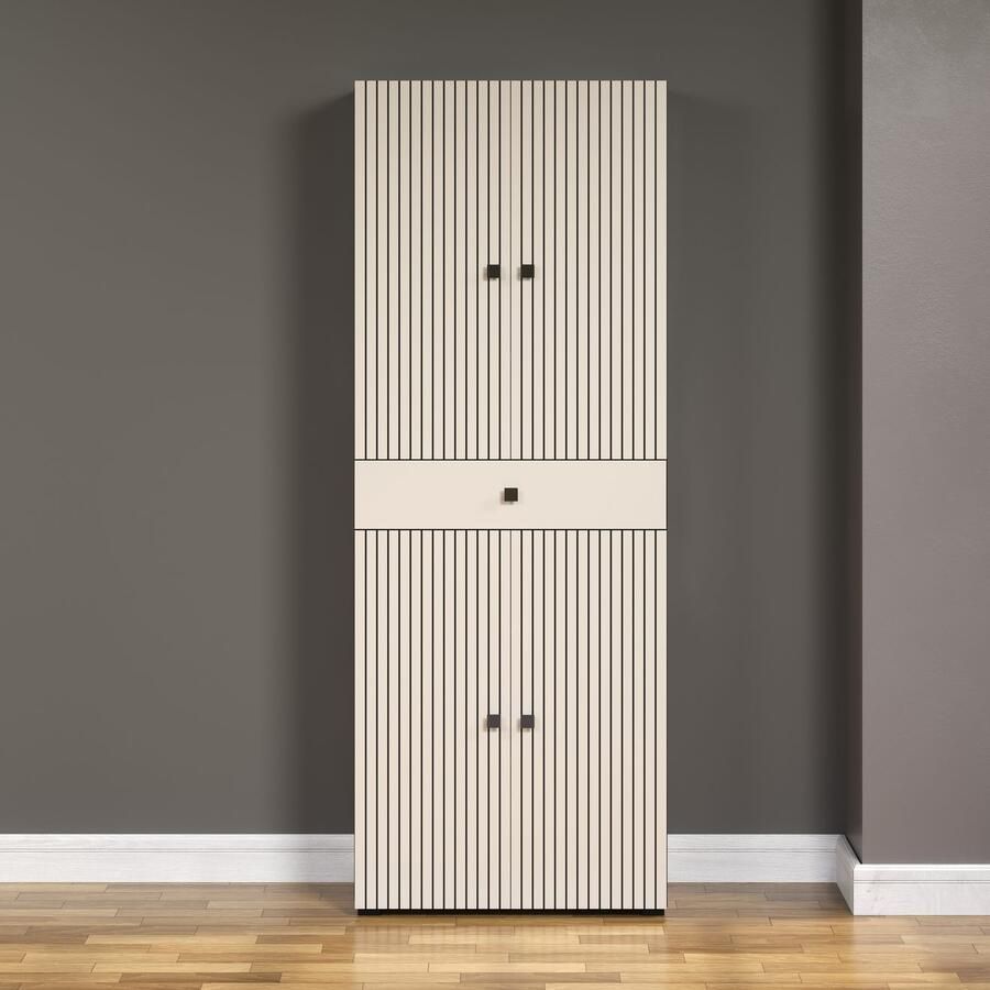 Welltime Hoge kast Amrum Breedte 40 cm ruime hoge kast eik ribbellook badkamerkast - Foto 2