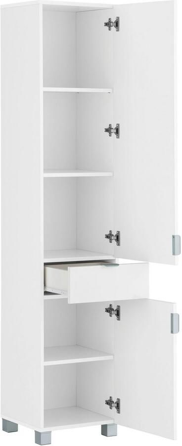 Welltime Hoge kast Lage Gemakkelijk te onderhouden oppervlak veel bergruimte FSC -gecertificeerd - Foto 5