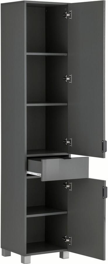 Welltime Hoge kast Lage Gemakkelijk te onderhouden oppervlak veel bergruimte FSC -gecertificeerd - Foto 6