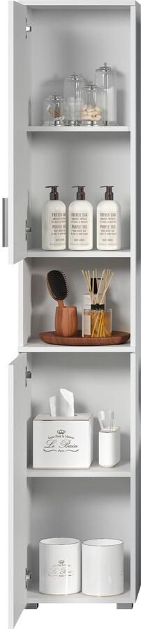 Welltime Hoge kast Praag Badmeubels met verwisselbare deurdranger (B D H) 37 31 192 cm (1 stuk) - Foto 8