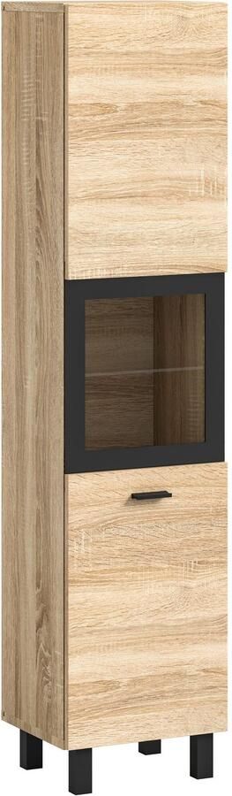 Welltime Hoge kast Tampa hoogte 125cm hangend of staand te monteren Badkamerkast hangkast badkamer badkamermeubels - Foto 8