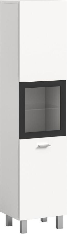 Welltime Hoge kast Tampa hoogte 125cm hangend of staand te monteren Badkamerkast hangkast badkamer badkamermeubels - Foto 7