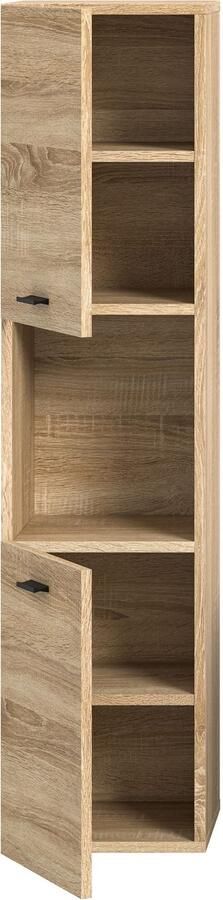 Welltime Hoge kast Tampa hoogte 125cm hangend of staand te monteren Badkamerkast hangkast badkamer badkamermeubels - Foto 11