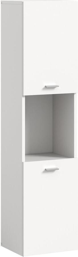 Welltime Hoge kast Tampa hoogte 125cm hangend of staand te monteren Badkamerkast hangkast badkamer badkamermeubels - Foto 6