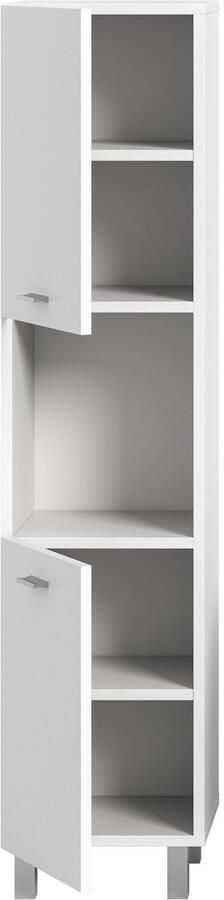 Welltime Hoge kast Tampa hoogte 125cm hangend of staand te monteren Badkamerkast hangkast badkamer badkamermeubels - Foto 8