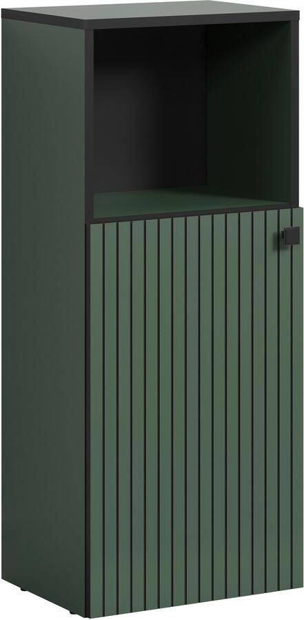 Welltime Onderkast Amrum Badkast met open vak en ribbelstructuur afmetingen (B D H) 40 31 95 cm (1 stuk) - Foto 6