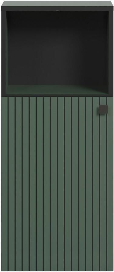 Welltime Onderkast Amrum Badkast met open vak en ribbelstructuur afmetingen (B D H) 40 31 95 cm (1 stuk) - Foto 5