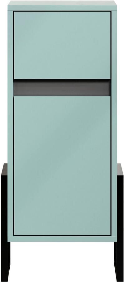 Welltime Onderkast Malcesine Badkommode in donker turquoise met metalen frame (B D H) 36 35 80 cm (1 stuk) - Foto 7