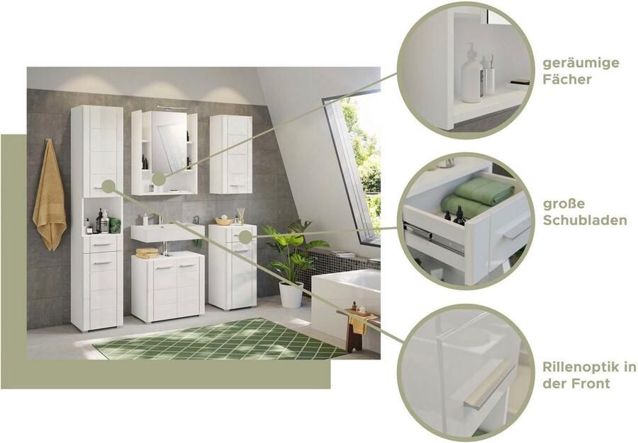 Welltime Onderkast Napels met hoogglansfront - Foto 4